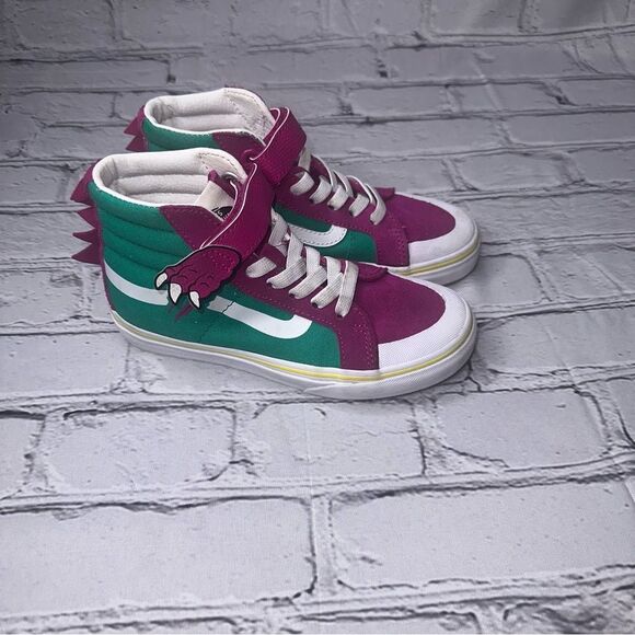 VANS DINO SK8-HI RE KID'S SHOES Size 1 - Picture 2 of 8